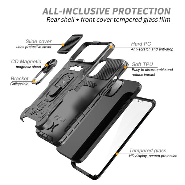 Hybrid Full Protection Case iPhone 11 Black