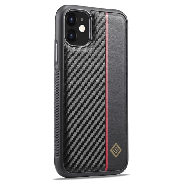 LC.IMEEKE Skal iPhone 11 Kolfibertextur