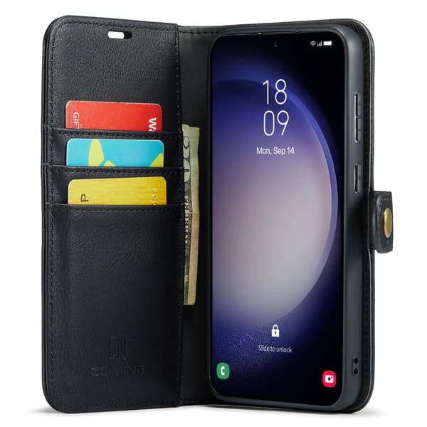 DG.MING 2-in-1 Magnet Wallet Samsung Galaxy A55 Black