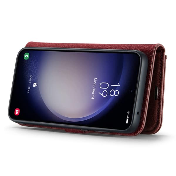 DG.MING 2-in-1 Magnet Wallet Samsung Galaxy A55 Red