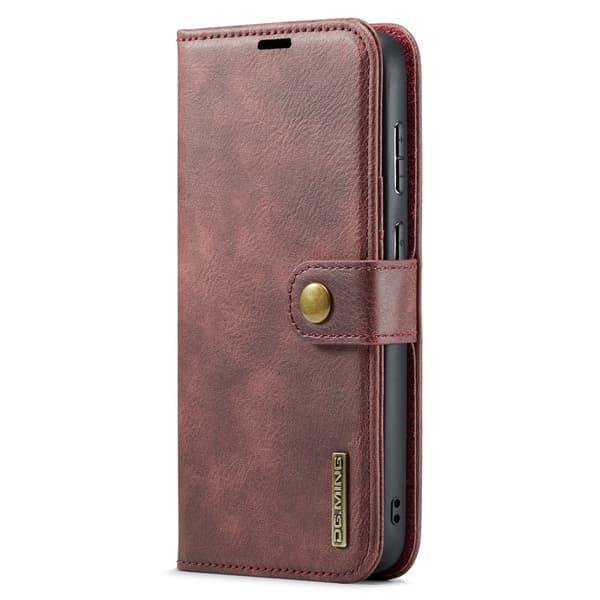 DG.MING 2-in-1 Magnet Wallet Samsung Galaxy A55 Red