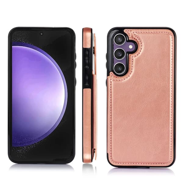 Nya Samsung Galaxy S23 FE - Stilrent Skal med Plånbok/Kortfack