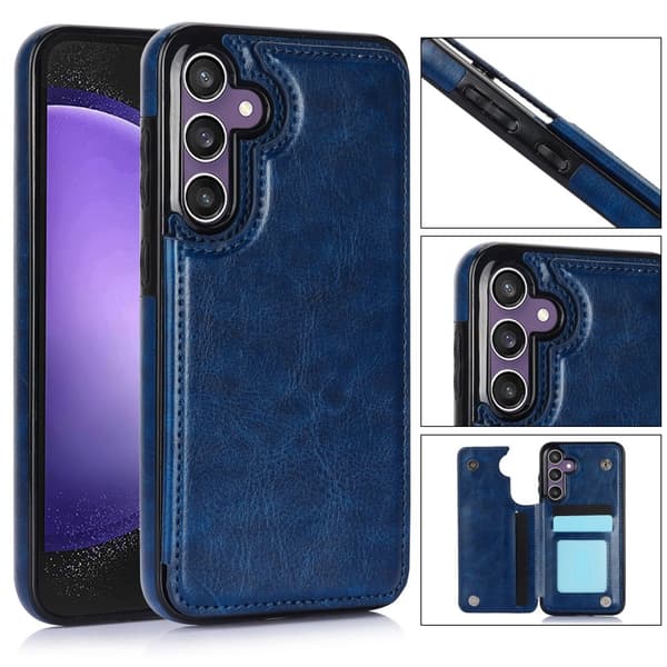 Nya Samsung Galaxy S23 FE - Stilrent Skal med Plånbok/Kortfack