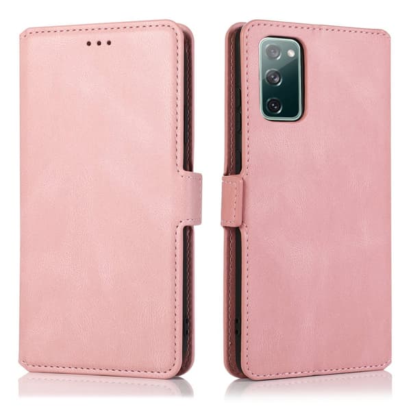 NYA Samsung Galaxy S23 FE - Stilrent Plånboksfodral med Utmärkt Skydd Roséguld Roséguld