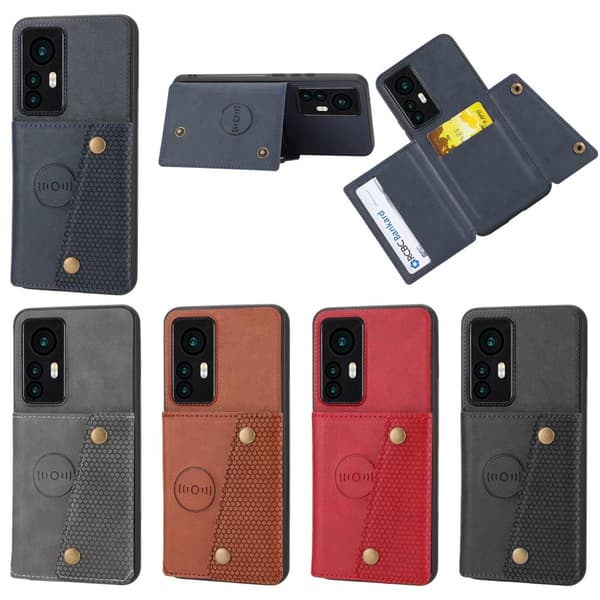 Xiaomi Mi 12T - Stilrent Skal med Korthållare