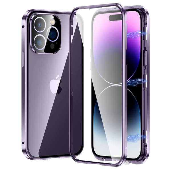 iPhone 15 Pro max - Stilrent Magnetiskt Dubbelsidigt Skal