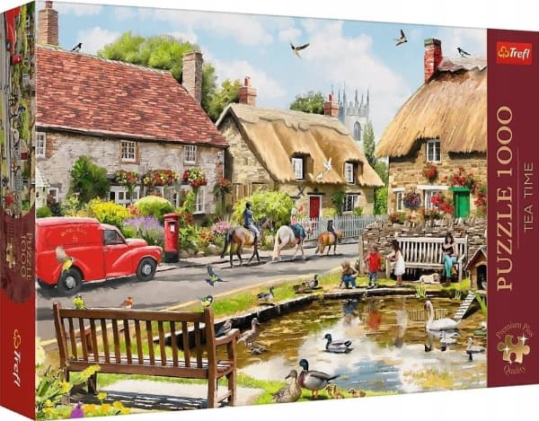 Trefl PUZZLE 1000 PremPlus TeaTime Kesä kaupungissa.10808