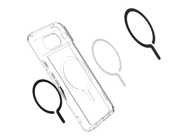 Spigen Cyrill Ultra Hybrid OneTap Ring, Skydd, Google, Pixel 8, 15,7 cm (6.16"), Sort