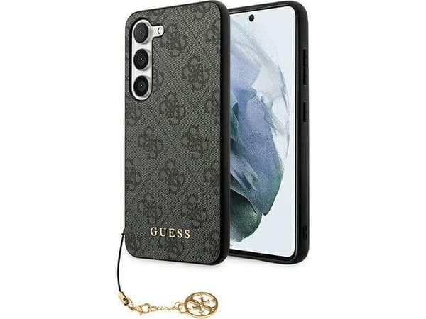 GUESS-veske til SAMSUNG A35 GUHCSA35GF4GGR (PU 4G med sjarm) svart