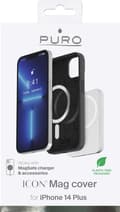 Miniatyrbillede 5 af 5: Puro iPhone 14 Plus Icon Mag, Black