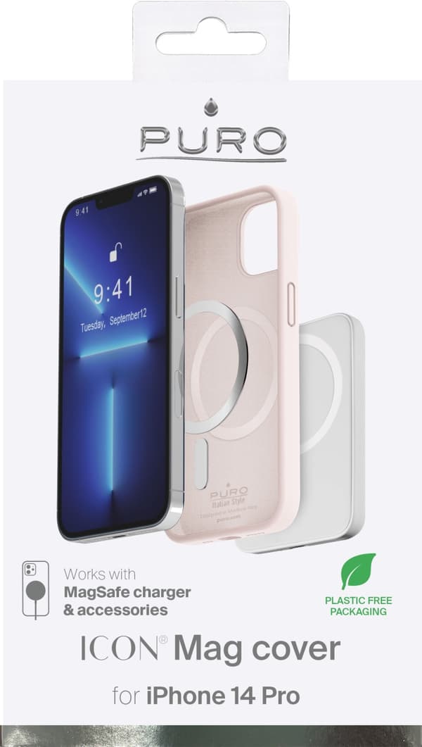 Puro iPhone 14 Pro Icon Mag, Rose