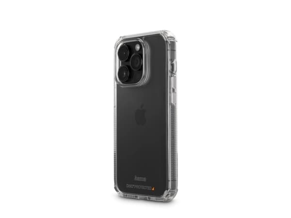 Hama Matkapuhelimen takakuori Apple iPhone 13 Pro läpinäkyvä iskunkestävä, induktiivinen latausjärjestelmä