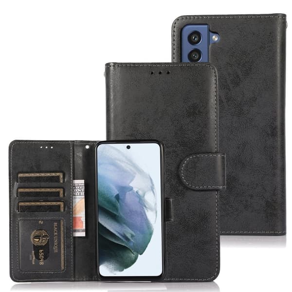 Samsung Galaxy S23 FE - Korthållare Plånbok Flipfodral Svart