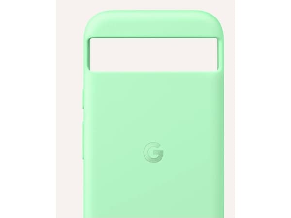 Google - Baksidesskydd för mobiltelefon - polykarbonatskal, silikon - aloe - för Pixel 8a