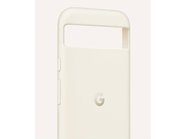 Google - Matkapuhelimen takakuori - silikoni, polykarbonaattikuori - posliini - Pixel 8a -puhelimiin