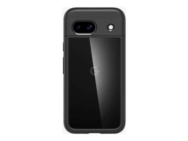 Spigen Ultra Hybrid - Baksidesskydd för mobiltelefon - polykarbonat, termoplastisk polyuretan (TPU) - mattsvart - för Google Pixel 8a