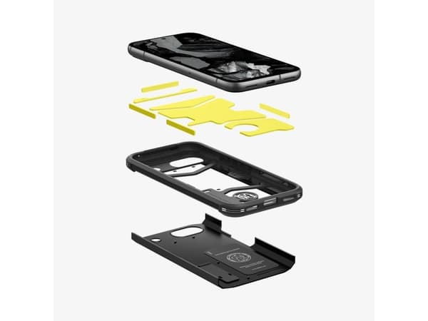 Spigen Tough Armor, Omslag, Google, Pixel 8a, 15,5 cm (6.1"), Svart