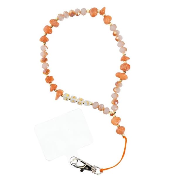 Love Halsbandsrem för mobiler längd 44 cm - Orange
