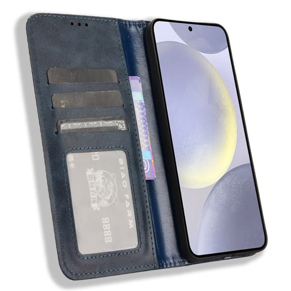 Samsung Galaxy S24 Plus Plånboksfodral  - Blå