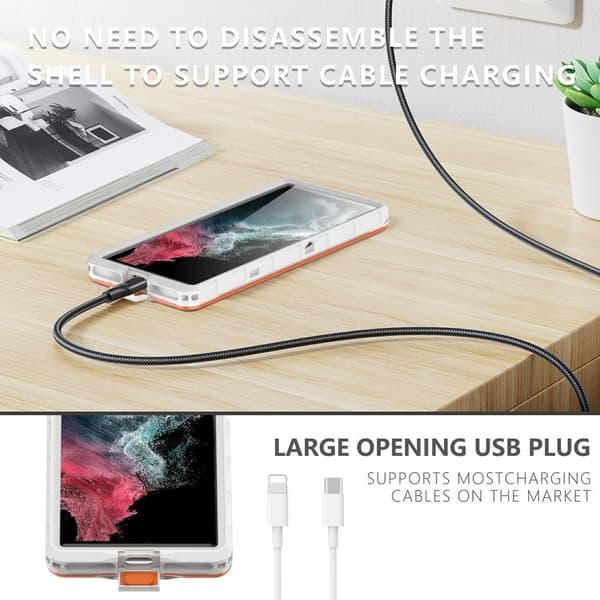 Universal IP68 vedenpitävä kotelo Puhelimen mobiili vedenalainen suoja