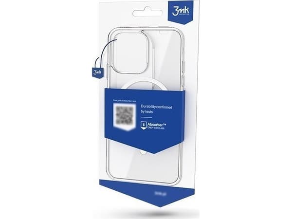 3Mk Dėklas iPhone 14, suderinamas su MagSafe iš MagCase serijos - skaidrus
