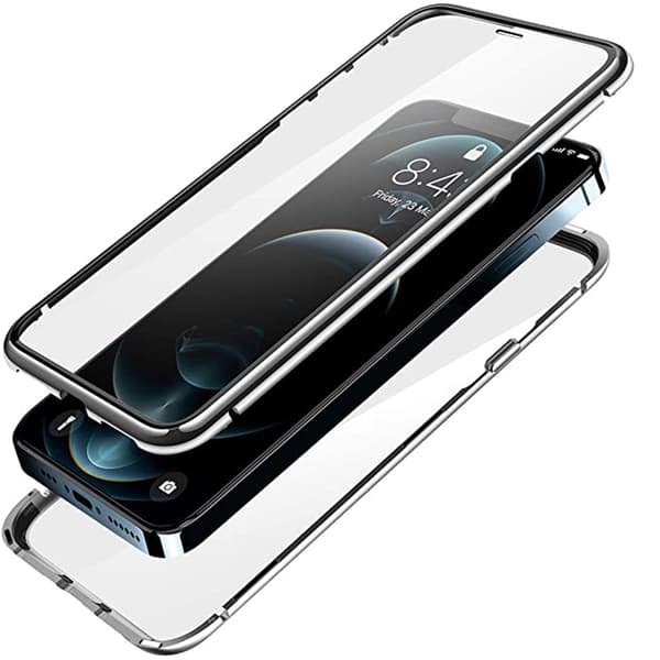 iPhone 15 - Skyddande Magnetiskt Dubbelsidigt Skal