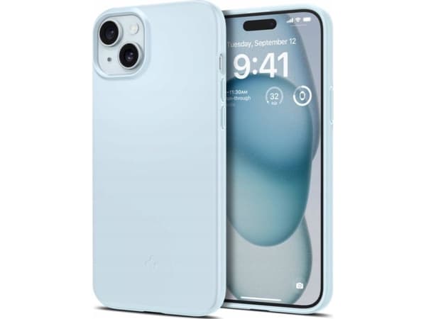 Spigen ACS06781, Etui, Apple, iPhone 15, 15,5 cm (6.1"), Blå
