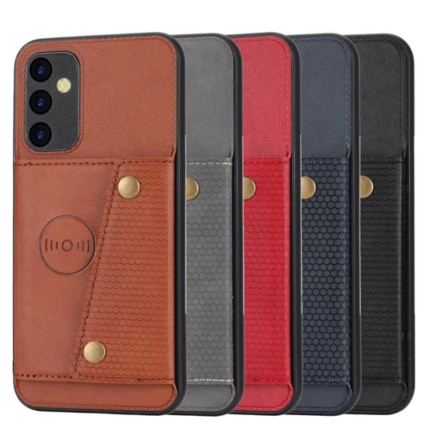 Lyxigt PC-läder Retro Flip Plånboksfodral för Galaxy A54 5G