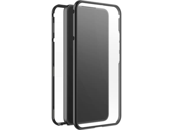 Black Rock 360° Cover, Suojus, Samsung, Galaxy S22 5G, 15,5 cm (6.1"), Musta, Läpinäkyvä