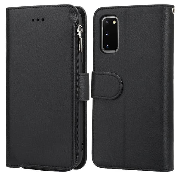 Samsung Galaxy S20FE - Stilsäkert Effetkfullt Plånboksfodral Svart