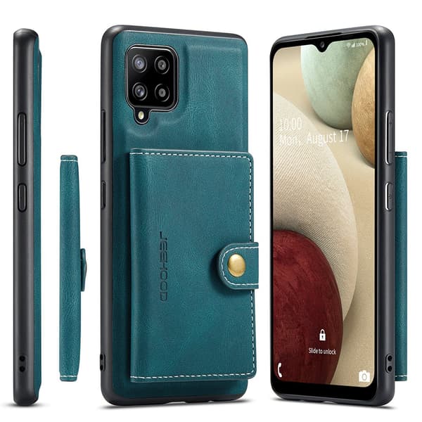 Samsung Galaxy A42 - Stilsäkert Skal med Korthållare