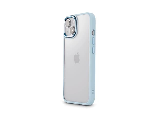 Hama 00138144, Omslag, Apple, iPhone 14, 15,5 cm (6.1"), Ljusblå, Transparent