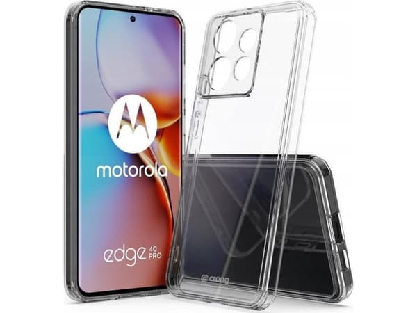 Crong Crong Crong Crystal Shield Cover - Motorola Edge 40 Pro Case (läpinäkyvä)