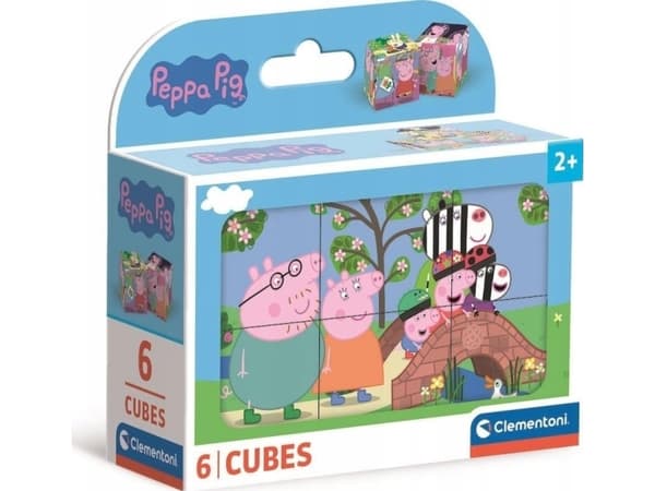 Clementoni kuvapalikat 6el Peppa Pig Peppa Pig 40659