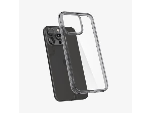 Spigen Ultra Hybrid, Omslag, Apple, iPhone 15 Pro, 15,5 cm (6.1"), Grå