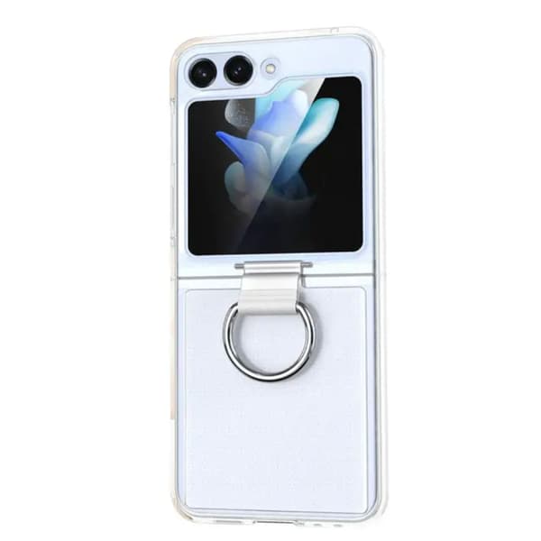 Samsung Galaxy Z Flip 5 - Skyddande Skal med Ringhållare