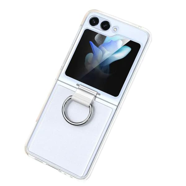 Samsung Galaxy Z Flip 5 - Skyddande Skal med Ringhållare