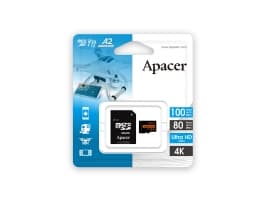 Apacer microSDXC UHS-I U3 V30 A2 64GB MicroSDXC Class 10 UHS-I 100MB/s 80MB/s