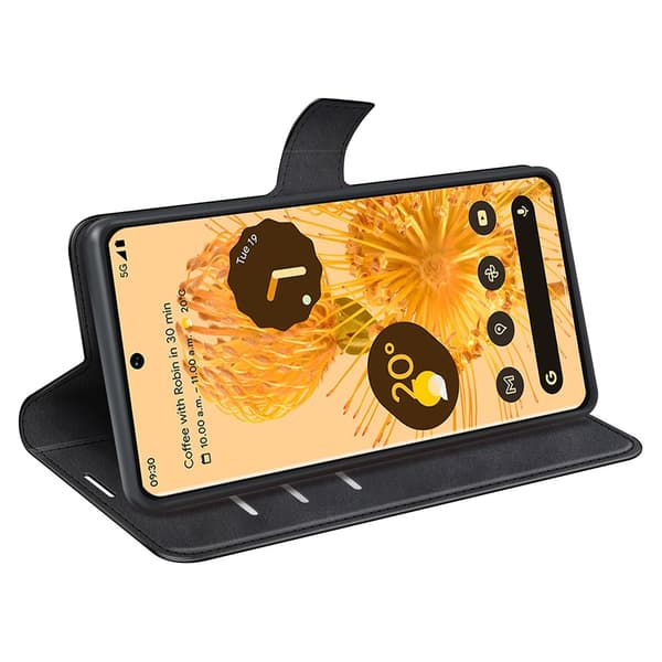 Leather Wallet Google Pixel 7 Pro Black