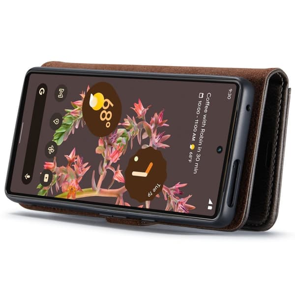 DG.MING 2-in-1 Magnet Wallet Google Pixel 7 Brown