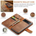Miniatyrbild 4 av 8: DG.MING 2-in-1 Magnet Wallet Google Pixel 7 Cognac