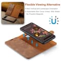 Miniatyrbild 7 av 8: DG.MING 2-in-1 Magnet Wallet Google Pixel 7 Cognac
