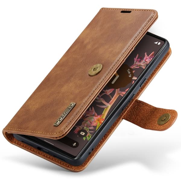 DG.MING 2-in-1 Magnet Wallet Google Pixel 7 Cognac