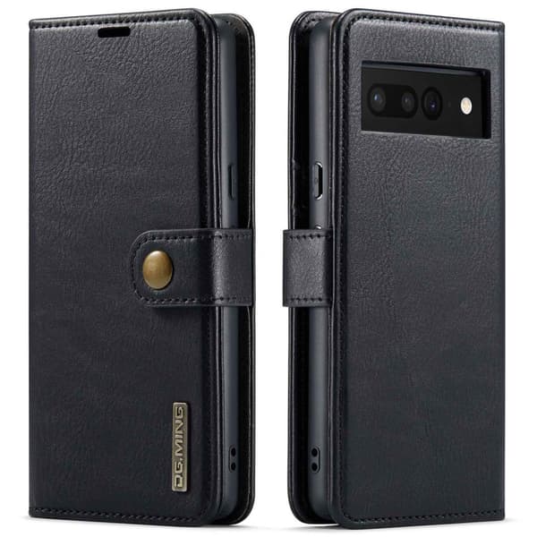 DG.MING 2-in-1 Magnet Wallet Google Pixel 7 Pro Black