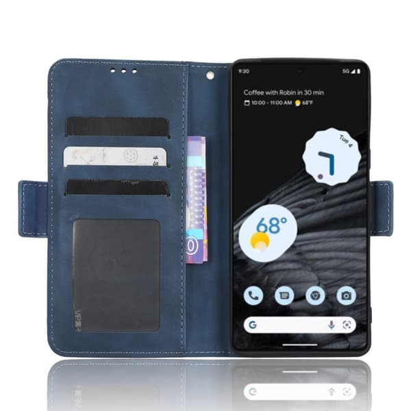 Multi Slot Plånboksfodral Google Pixel 7 Pro Blå