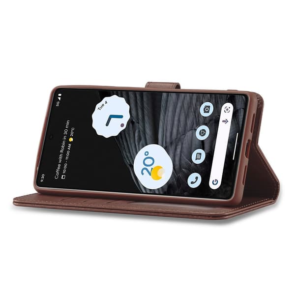 LC.IMEEKE Plånboksfodral Google Pixel 7 Brun