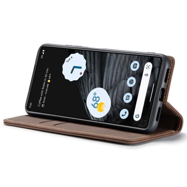 CaseMe Slim Plånboksfodral Google Pixel 7 Brun