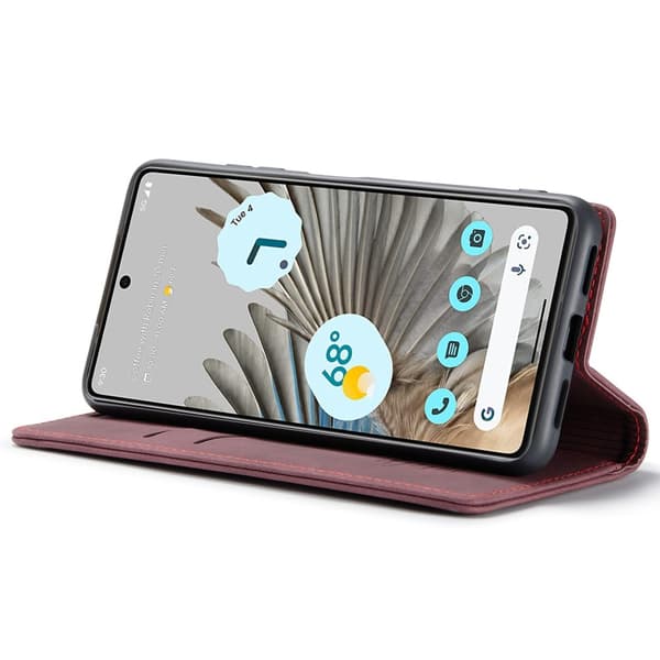 CaseMe Slim Plånboksfodral Google Pixel 7 Pro Röd