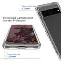 Miniatyrbild 4 av 5: 360 Full Cover Edge Case Google Pixel 7 Pro Transparent