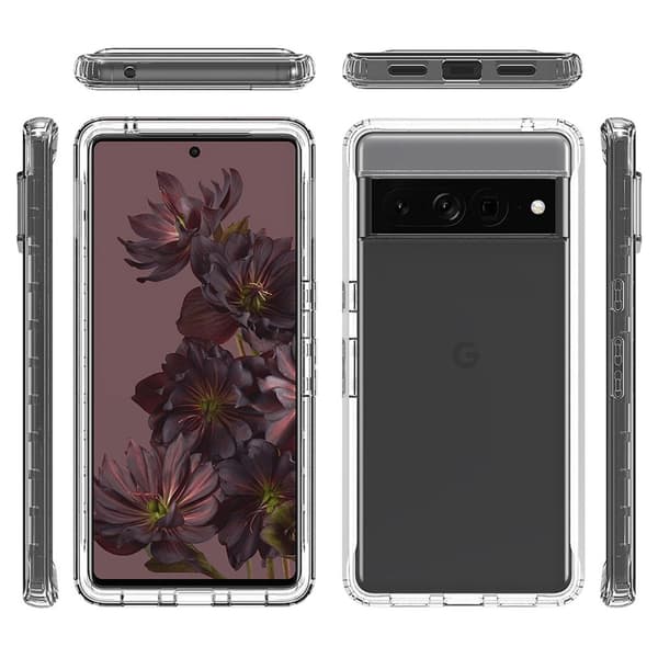 360 Full Cover Edge Case Google Pixel 7 Pro Transparent